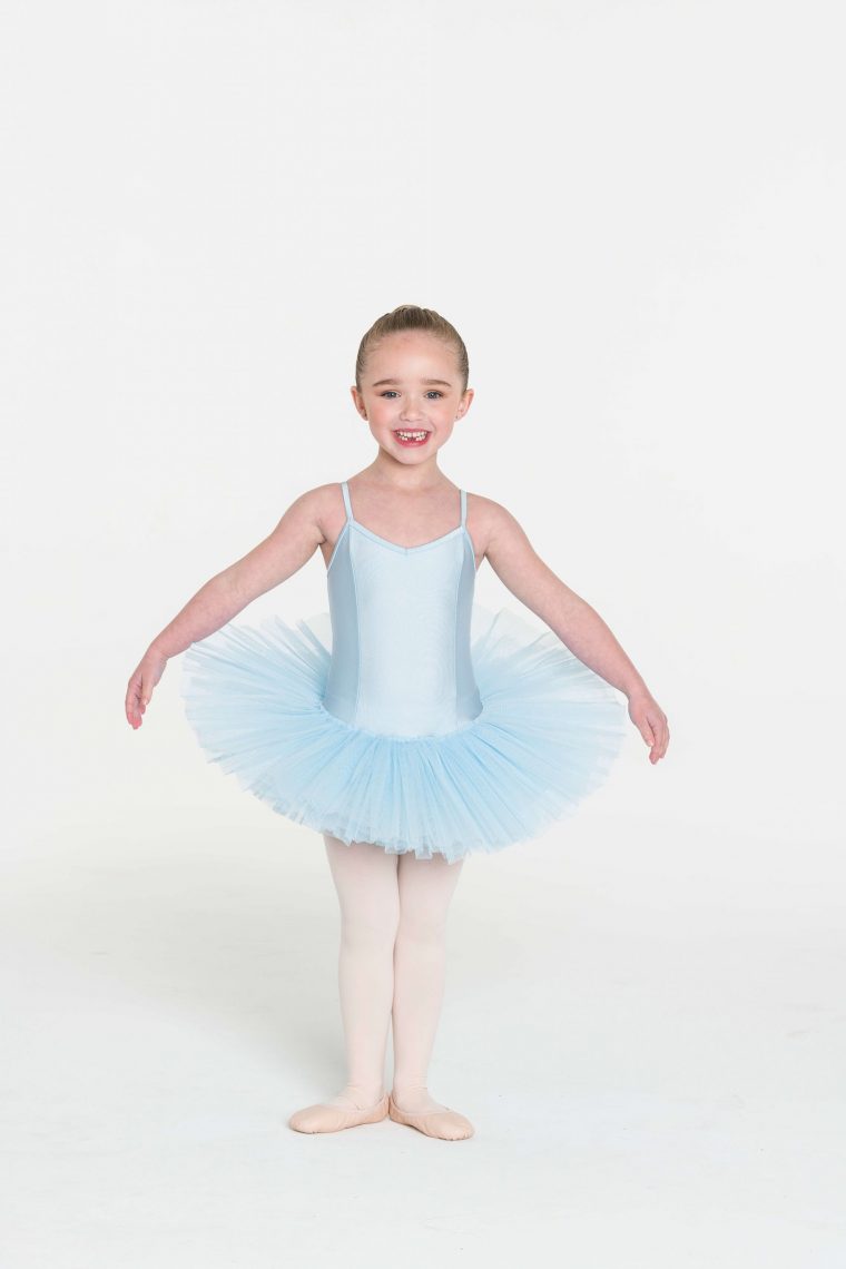 4 layer tutu pale blue