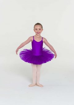 4 layer tutu purple