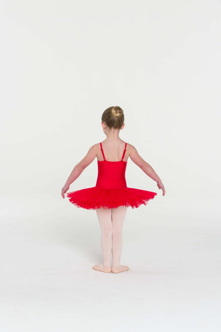 4 layer tutu red