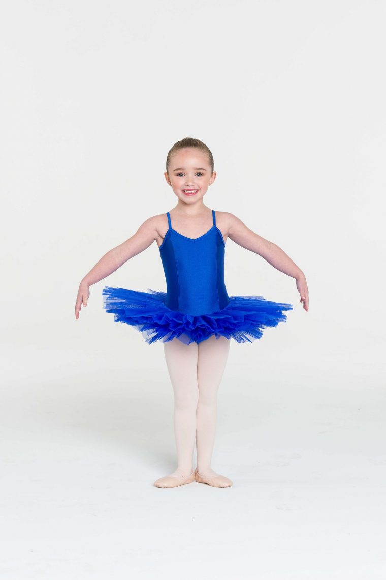 4 layer tutu royal blue