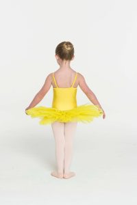 4 layer tutu yellow