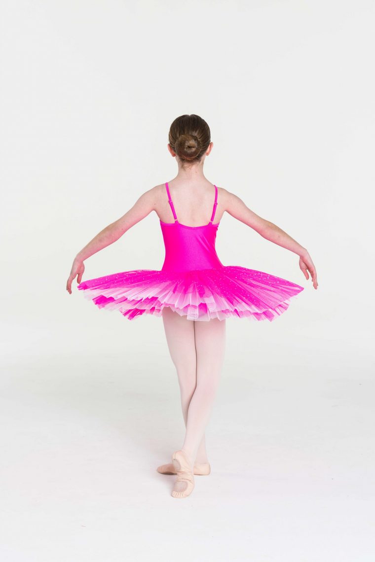 two toned sparkle tutu hot pink