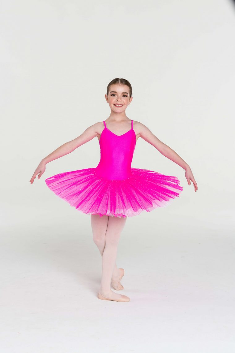 two toned sparkle tutu hot pink
