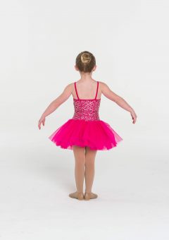 sequin tutu dress fuchsia