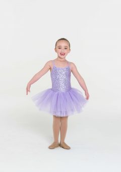 sequin tutu dress lilac