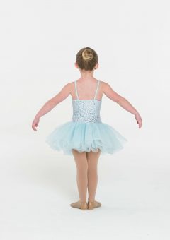 sequin tutu dress pale blue