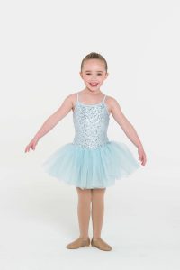 sequin tutu dress pale blue