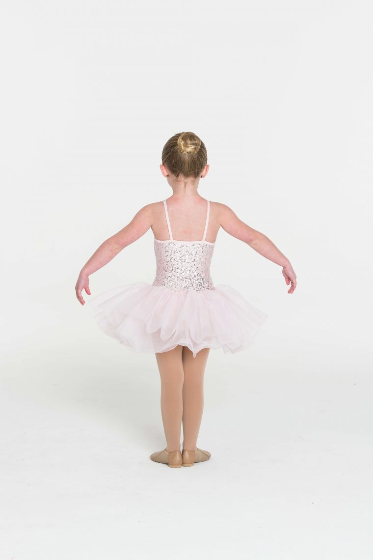 sequin tutu dress pale pink
