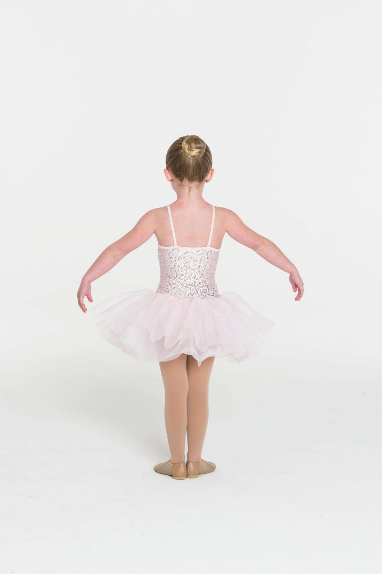 sequin tutu dress pale pink