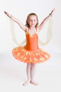 butterfly magic tutu orange