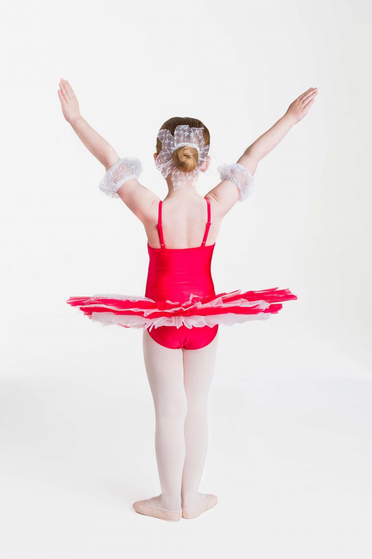 snowflakes tutu red