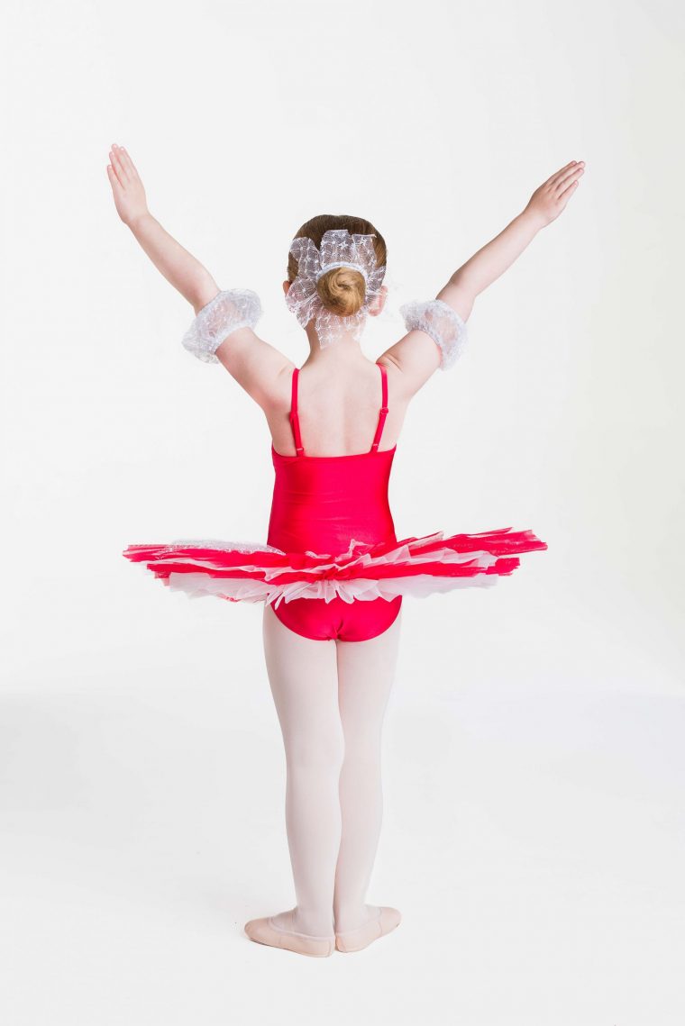 snowflakes tutu red