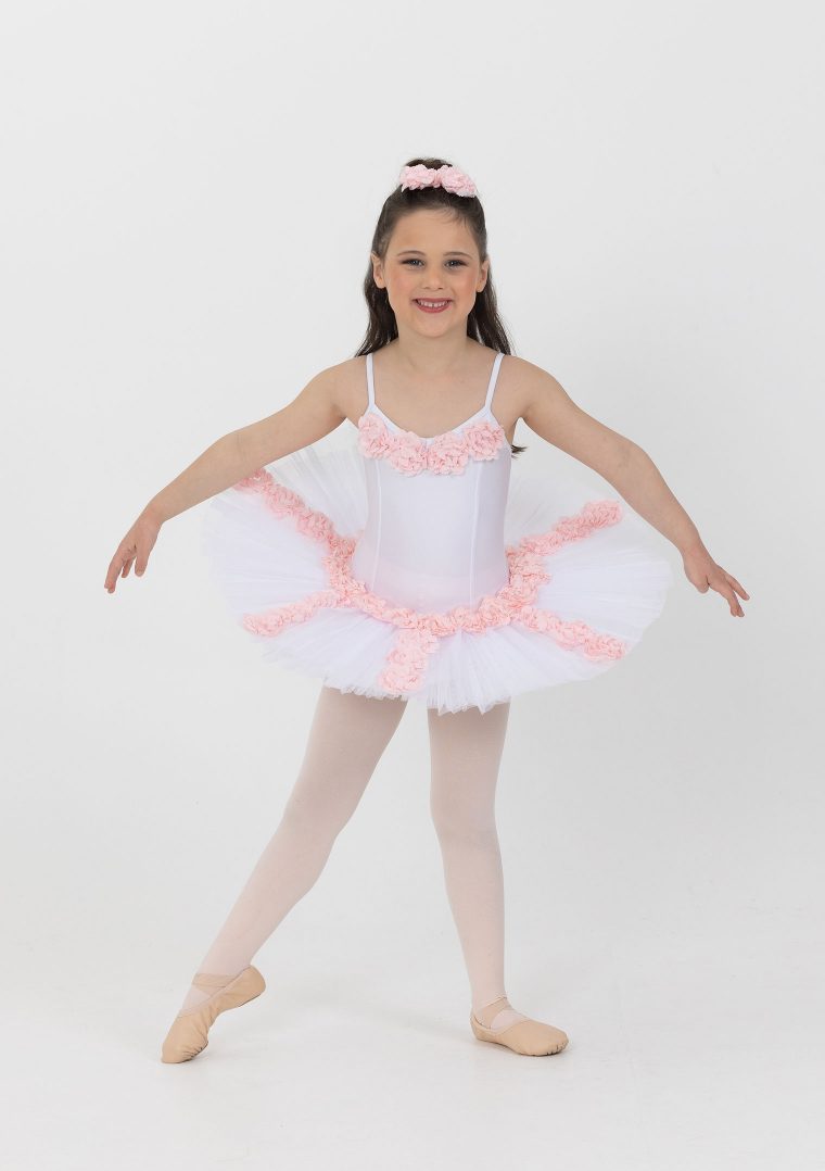 pretty petals tutu white