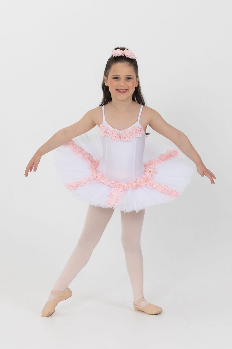 pretty petals tutu white