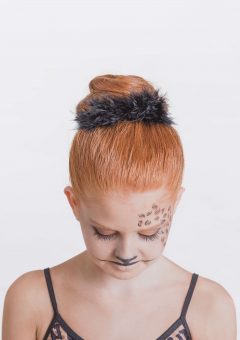 Wild cats tutu cheetah hair piece