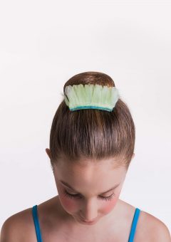 Birds of paradise tutu macaw hairpiece