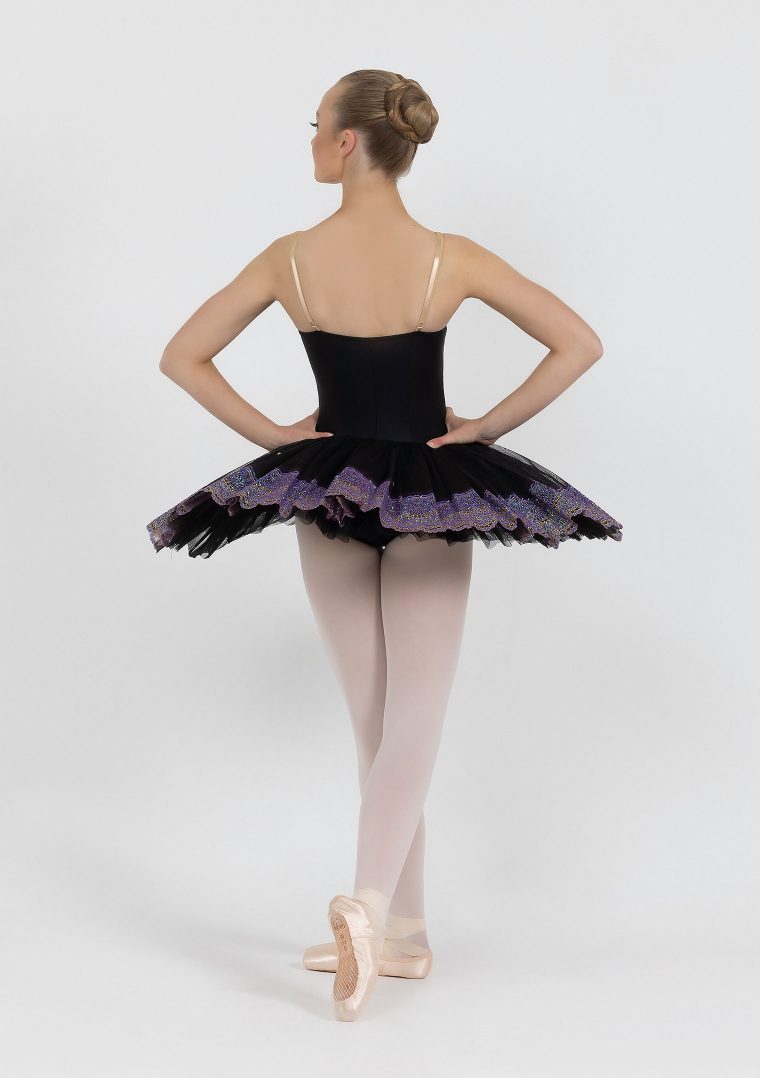 royal tutu black purple