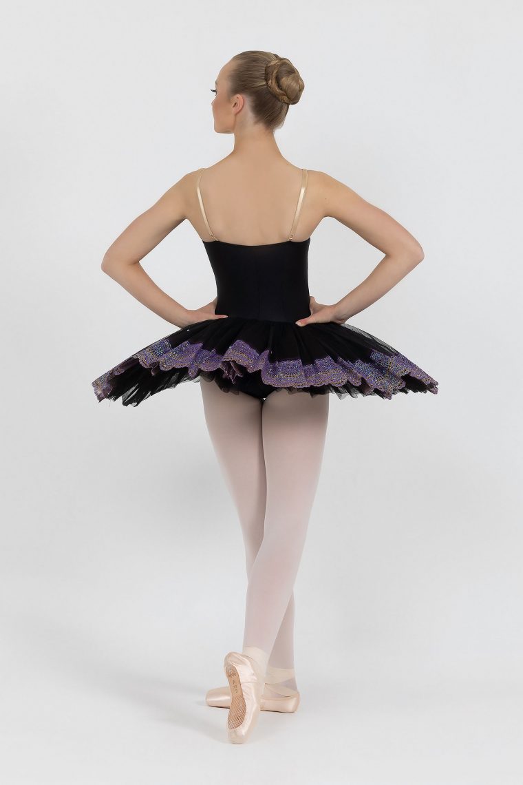 royal tutu black purple