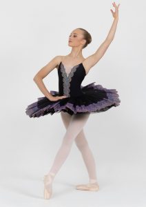 royal tutu black purple