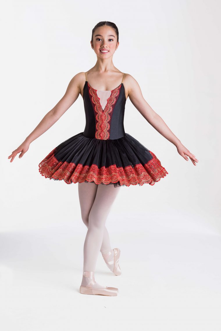 royal tutu black red