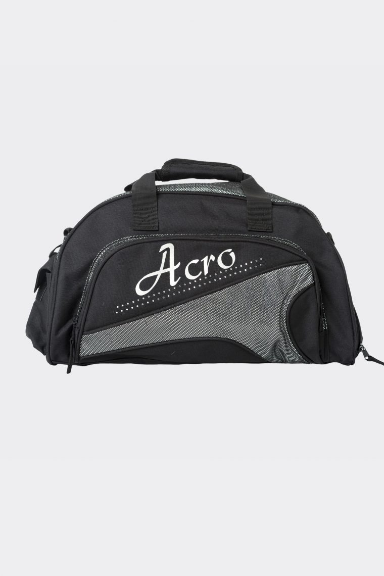 junior duffel bag metallic silver acro