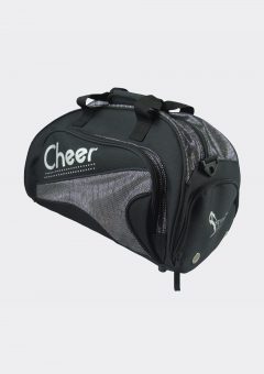 junior duffel bag metallic silver cheer