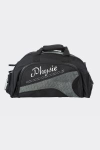 junior duffel bag metallic silver physie