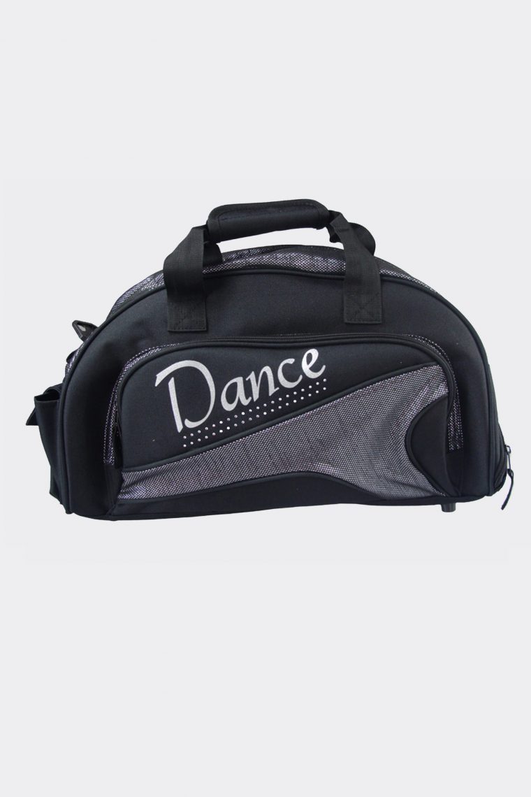 junior duffel bag metallic silver