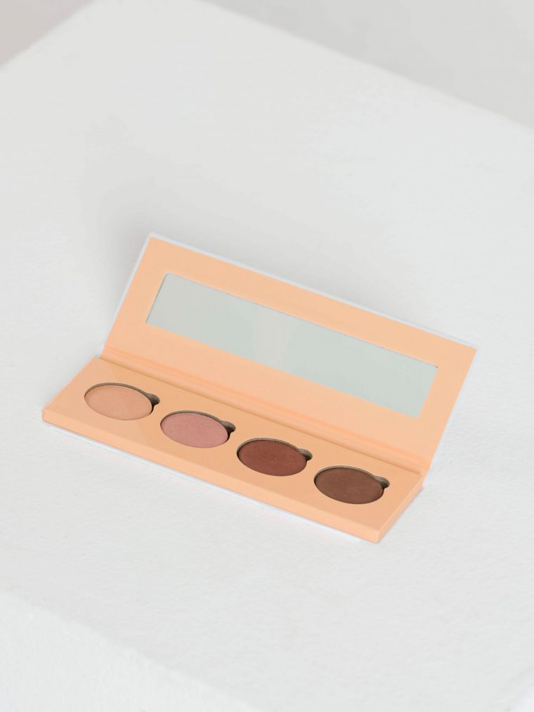 mineral eyeshadow palette brown tones