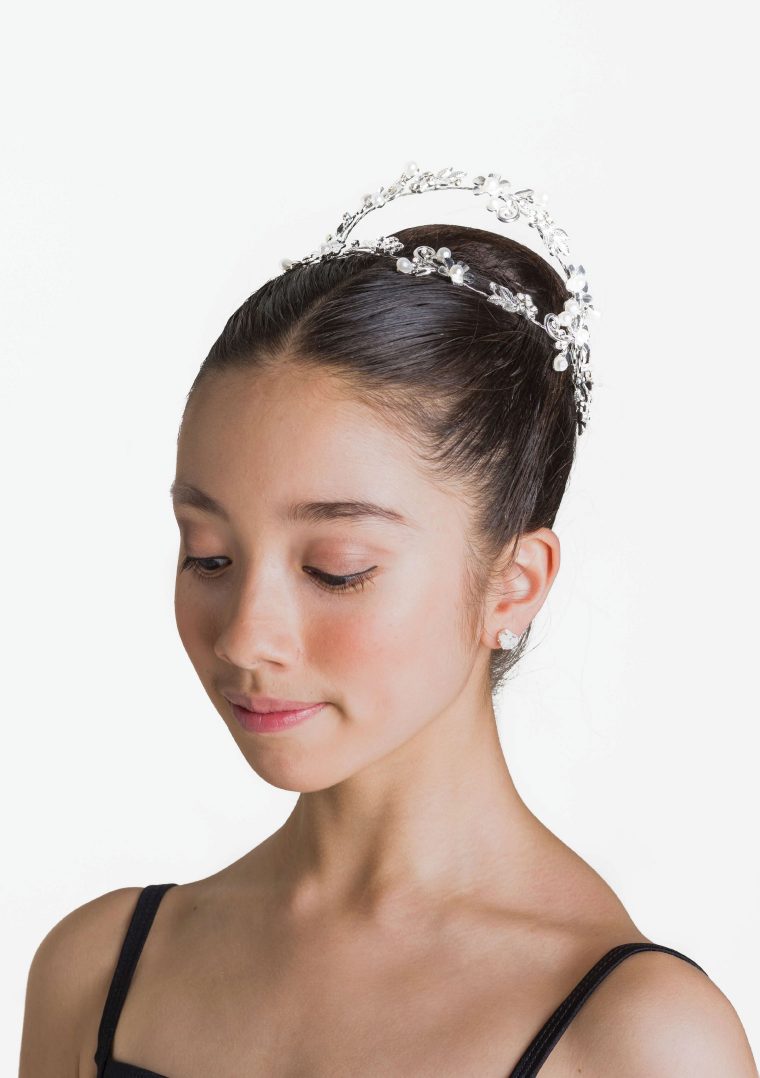 floral comb headband