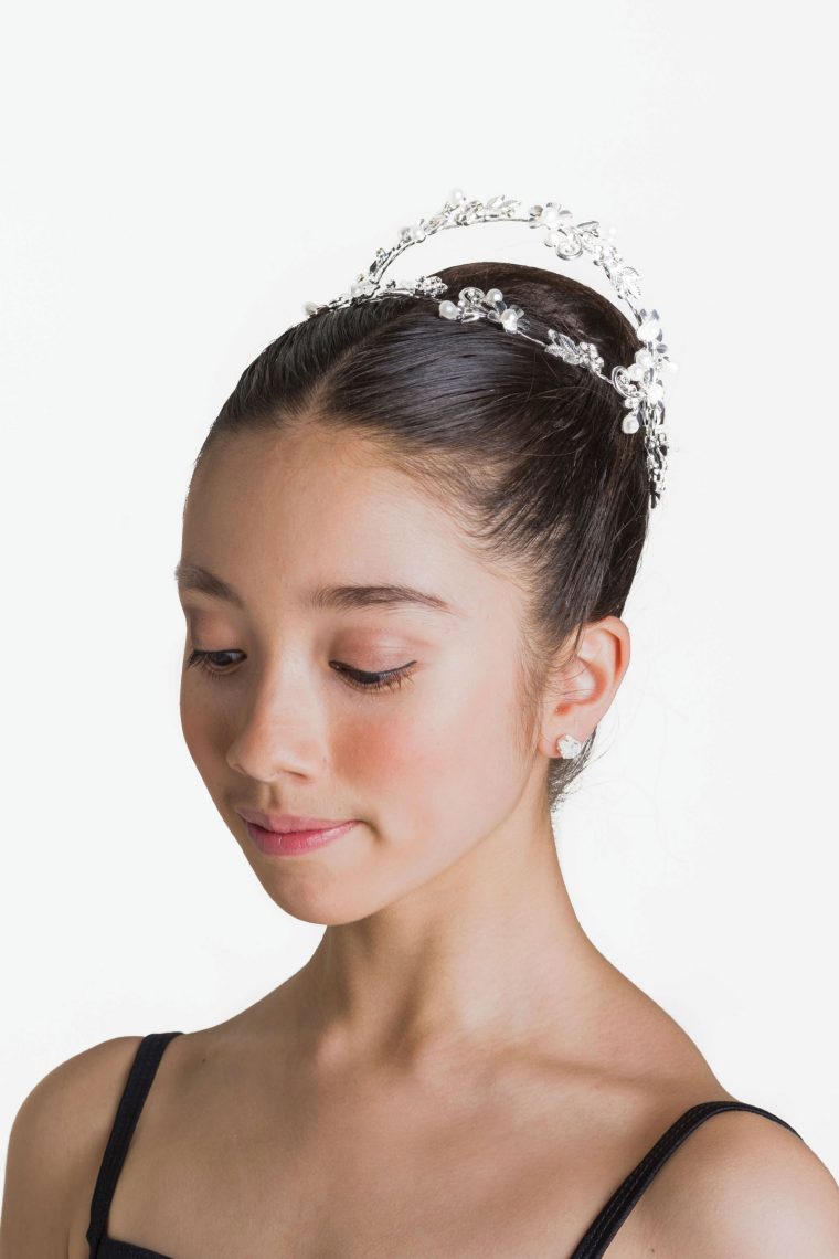 floral comb headband