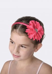 flower jewel headband fuchsia