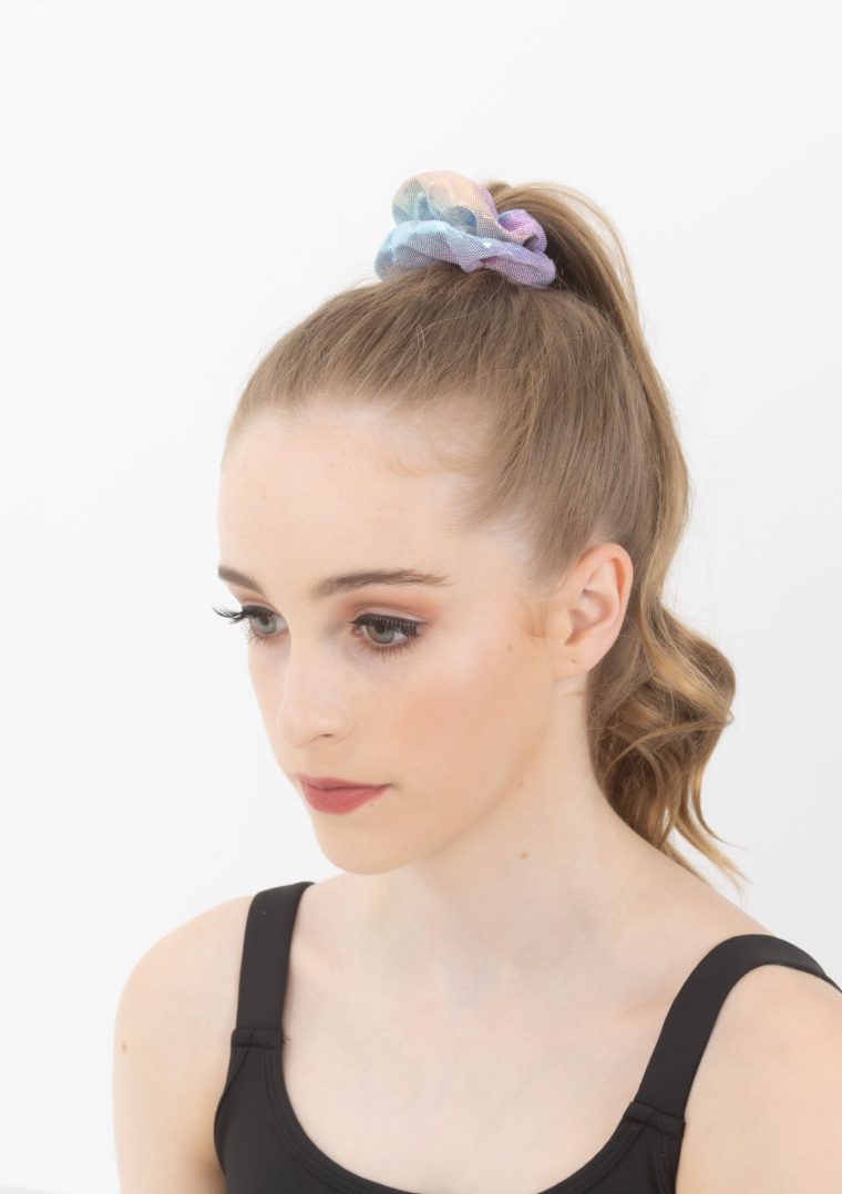 metallic scrunchie unicorn