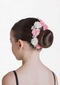 pearls and petals hairpiece