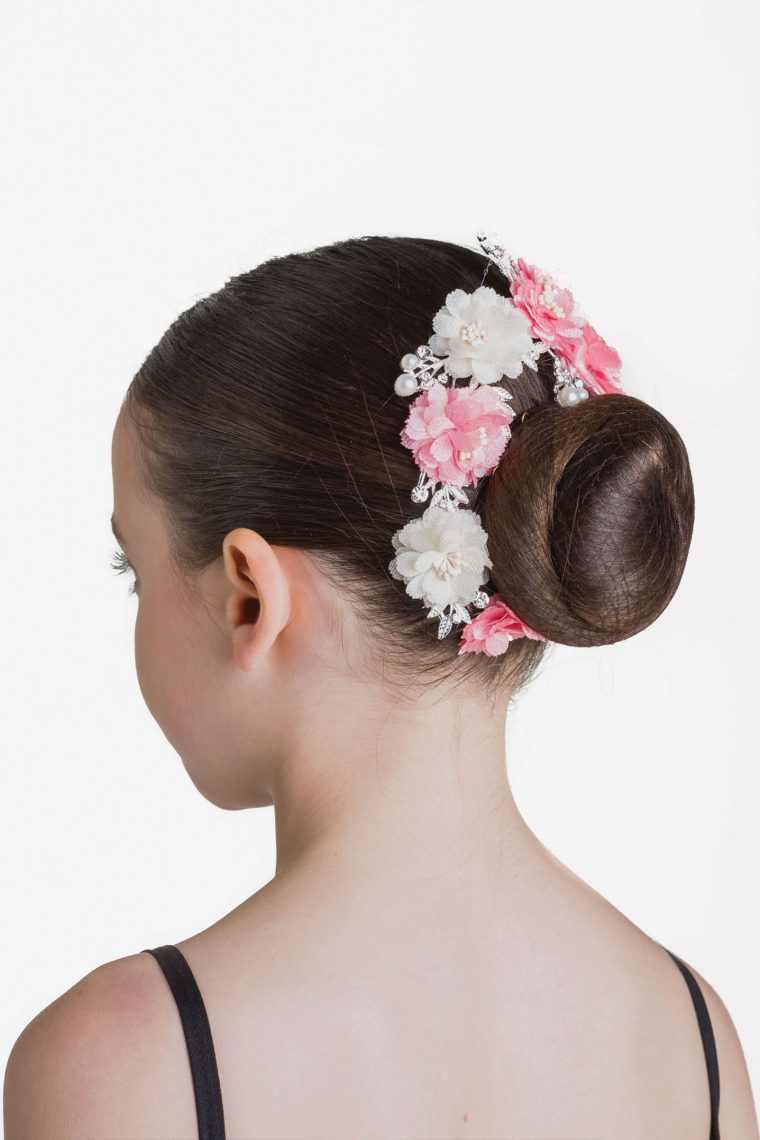 pearls and petals hairpiece