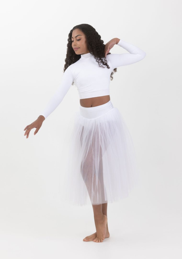 dream romantic tutu skirt white