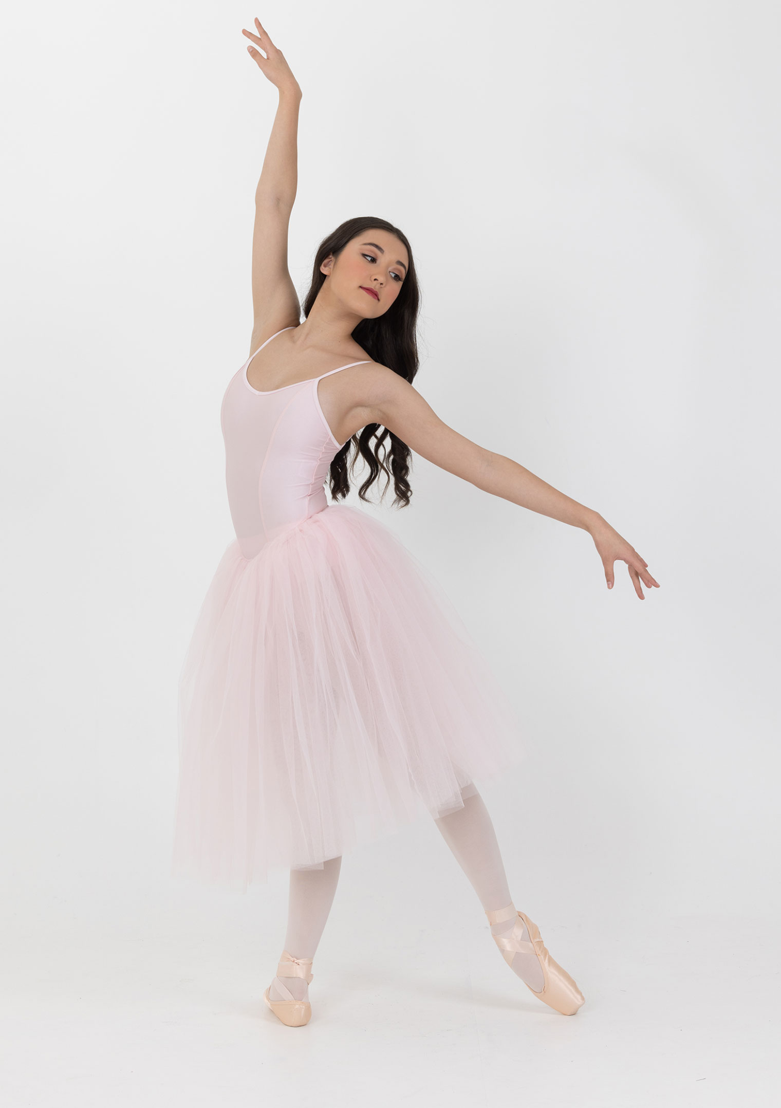 Romantic tutu tulle skirt for ballet and dance