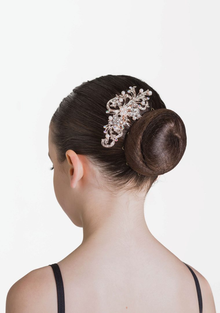 rose sparkle haircomb