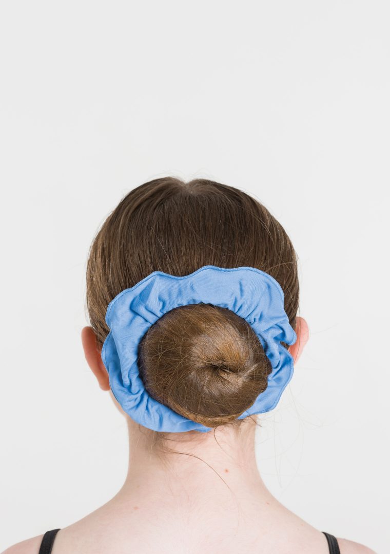 tactel scrunchie cornflower blue