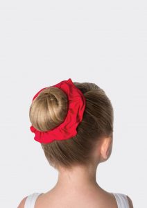 tactel scrunchie red