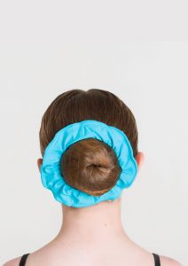 ballet scrunchie turquoise