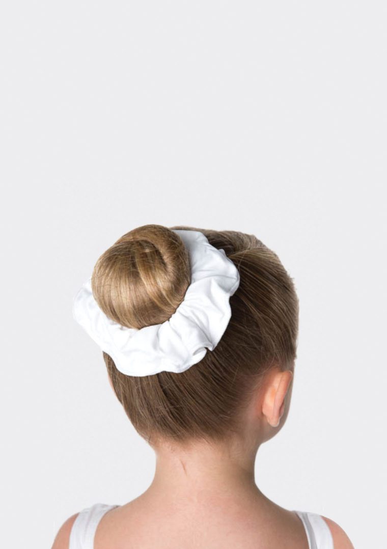 tactel scrunchie white