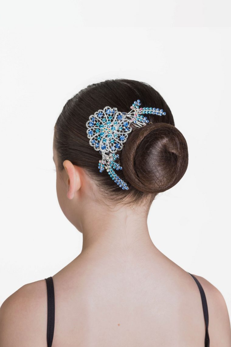 sapphire sparkle hair comb