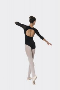 michaela leotard black