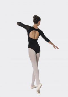 michaela leotard black