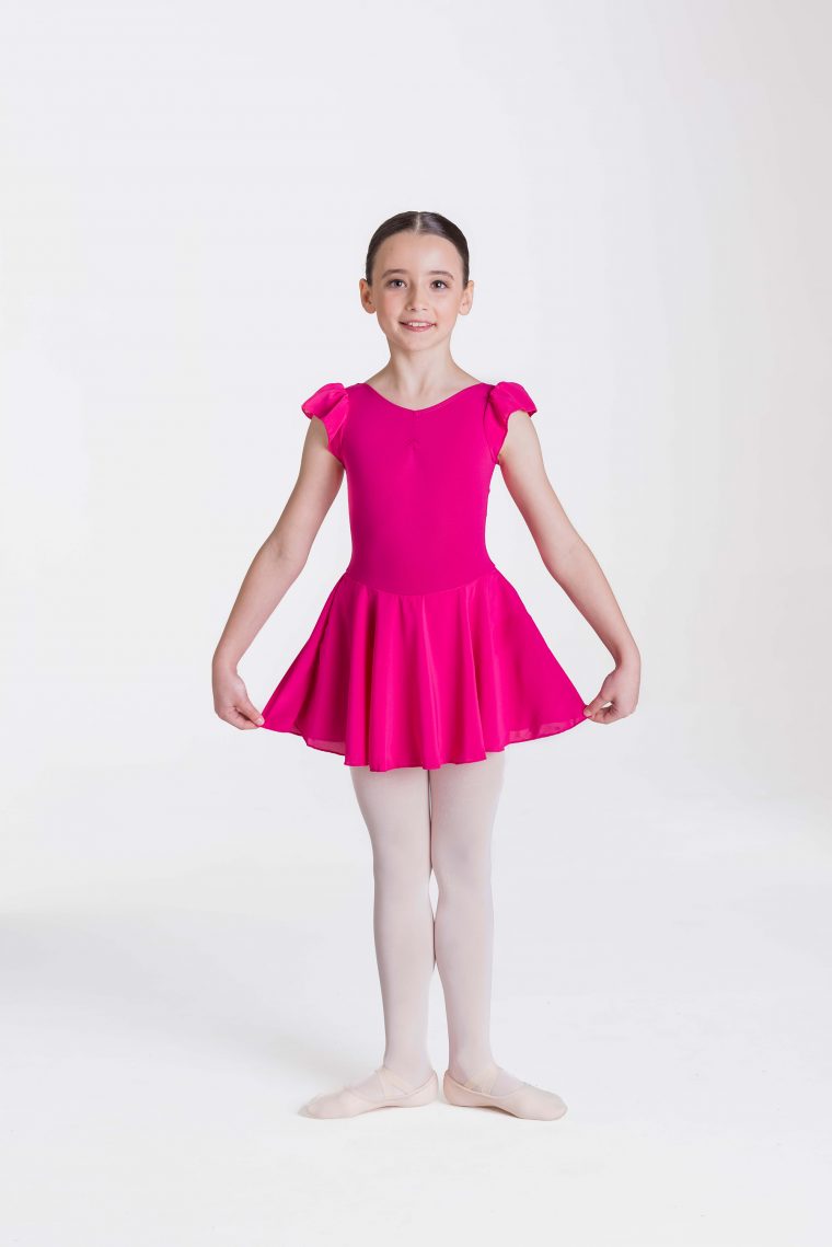 Cap sleeve chiffon dress Mulberry