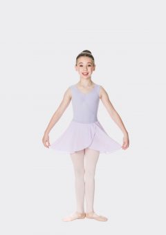 mock wrap skirt lilac