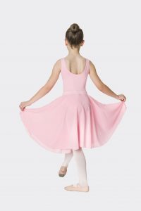 long circle skirt ballet pink