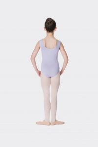 premium thick strap leotard lilac