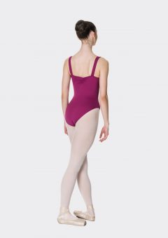 wide strap leotard boysenberry